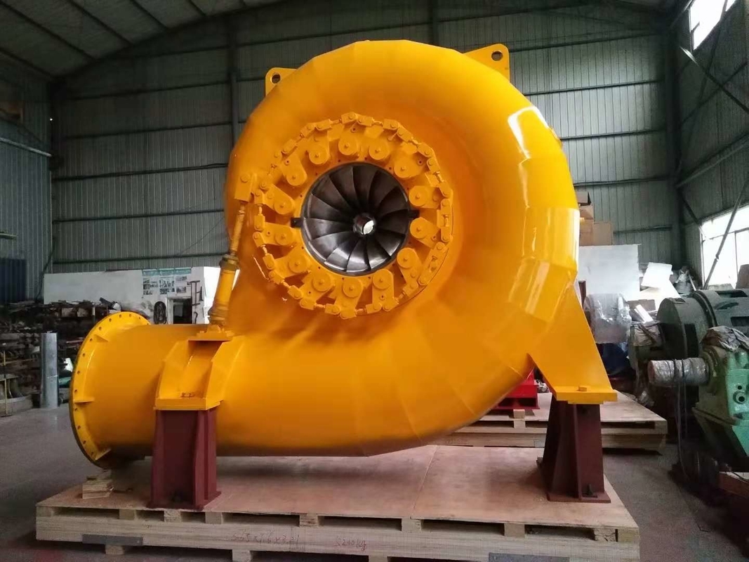 Isolatie Klasse F/F Borstelloze opwinding Francis turbinegenerator voor en stabiele energieopwekking