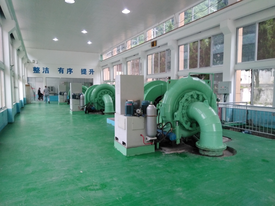 30-50 jaar levensduur Hydro turbine generator met een hoog vermogen van 300kw-20mw en roestvrij staal runner materiaal