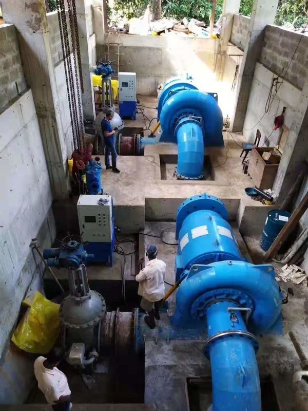 30-50 jaar Levensduur Hoogkopwaterturbine voor verstelbare waterstroom en aanpasbaar ontwerp