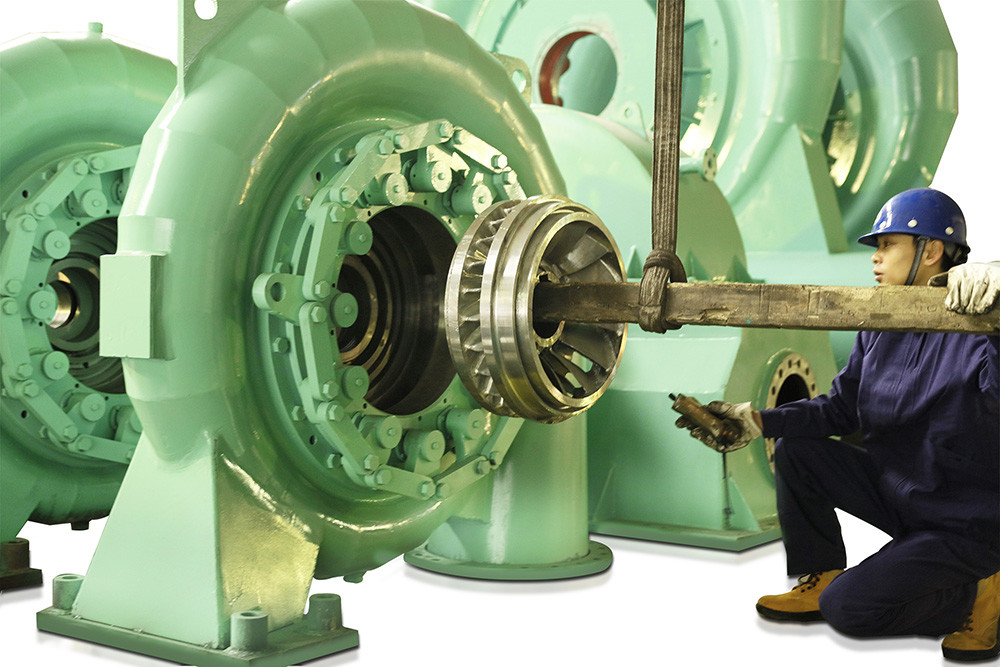 30-50 jaar Levensduur Hoogkopwaterturbine voor verstelbare waterstroom en aanpasbaar ontwerp