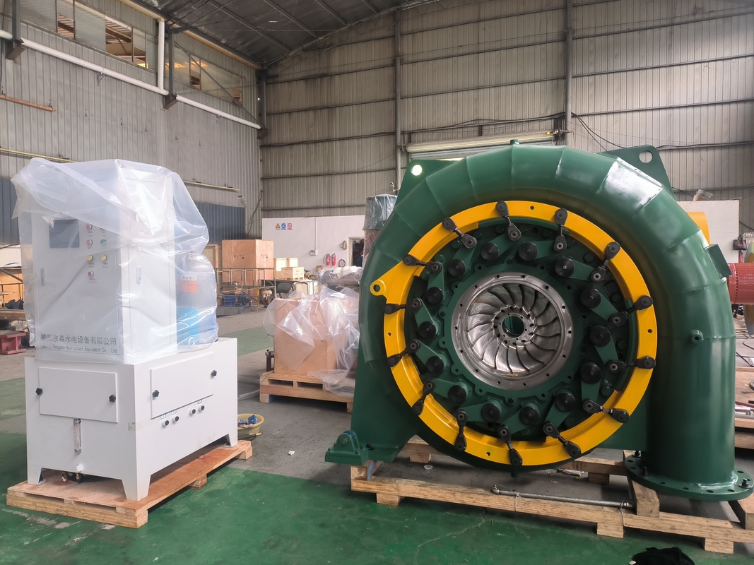Horizontale of verticale uitlegpatroon waterkrachtturbine synchrone generator type voor industriële toepassingen