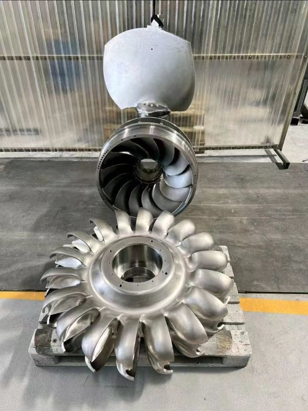 Francis-turbine met loperbladhoek voor hydro-elektrische toepassing en inlaatdruk van 10 MPa