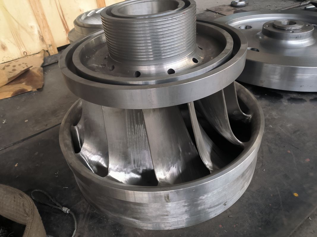 Op maat gemaakte inlaatdiameter 1-5 meter Hydro turbine runner met en Nominale rotorsnelheid 100rpm 200rpm 300rpm 500rpm 1000rpm