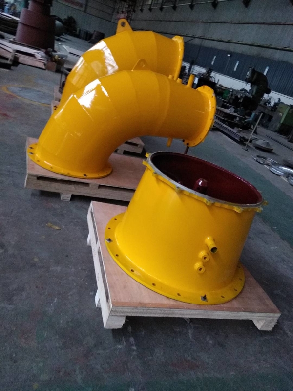 Aluminiumlegeringsblad Horizontale of verticale indeling Hydro-elektrische turbine voor 100kw-20mw vermogen bereik efficiëntie