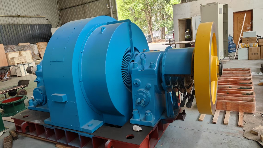 Lange levensduur Waterturbinegenerator die in binnen- en buitenomgevingen werkt met snelheden van 300-3000 tpm
