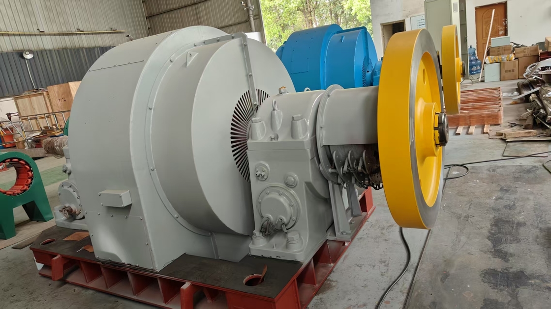 Lange levensduur Waterturbinegenerator die in binnen- en buitenomgevingen werkt met snelheden van 300-3000 tpm