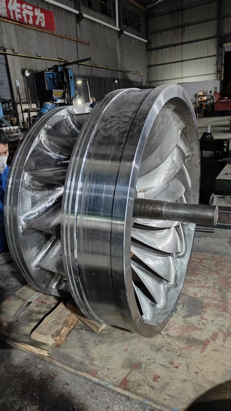 Lange levensduur Waterturbinegenerator die in binnen- en buitenomgevingen werkt met snelheden van 300-3000 tpm