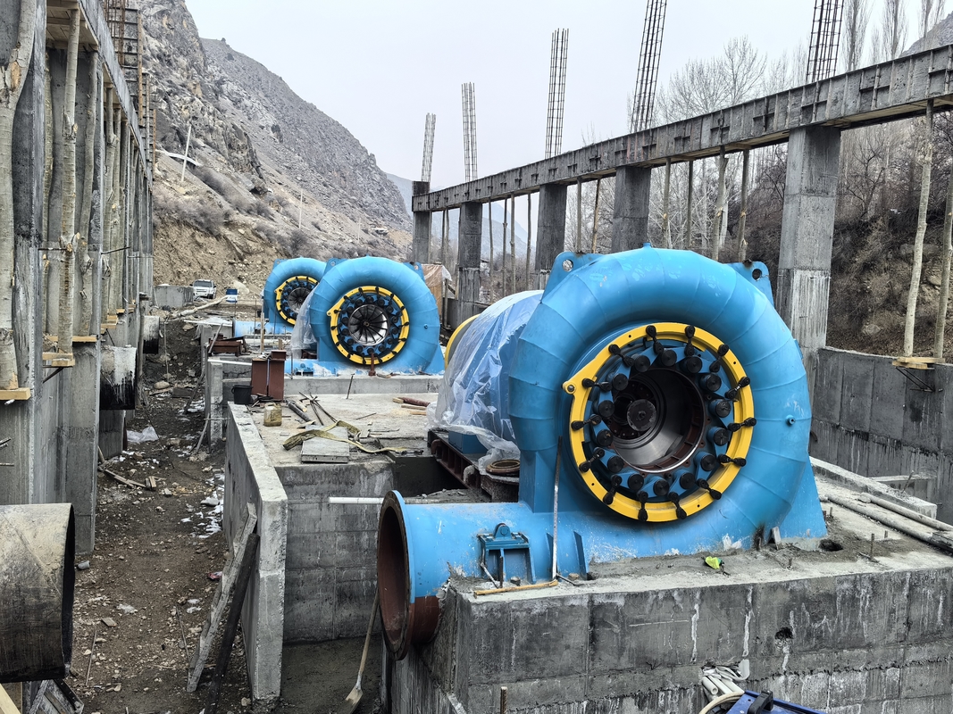 150 RPM-1000 RPM snelheidsbereik Waterturbinegenerator Lage geluidsniveau ≤80dB en lange levensduur Meer dan 30 jaar