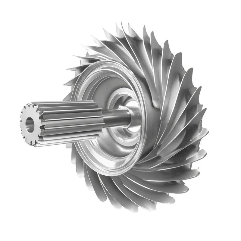 Aanpasbaar Ontwerp Flow 0.48 M3/s Tot 1.23 M3/s PeltonRader Turbine Generator voor Waterkrachtcentrales