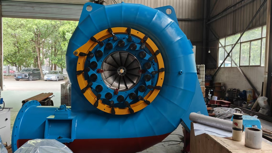 Francis Turbine Generator with 100kw-20mw Power Range Customized Color and 4.3-18.2m3/s Discharge