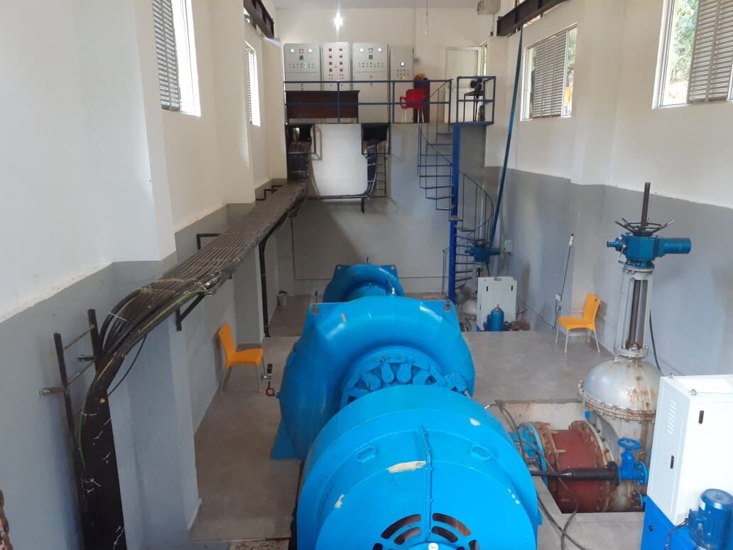 Waterturbinegenerator met automatische spanningsregelaar (AVR) voor verticale/horizontale installatie en nominale frequentie 50Hz/60Hz