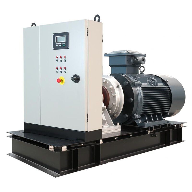 Turgoturbinegenerator met een werkingsbereik van 15 tot 300 meter en 5 in 1 geïntegreerd bedieningspaneel voor een vermogen van maximaal enkele MW