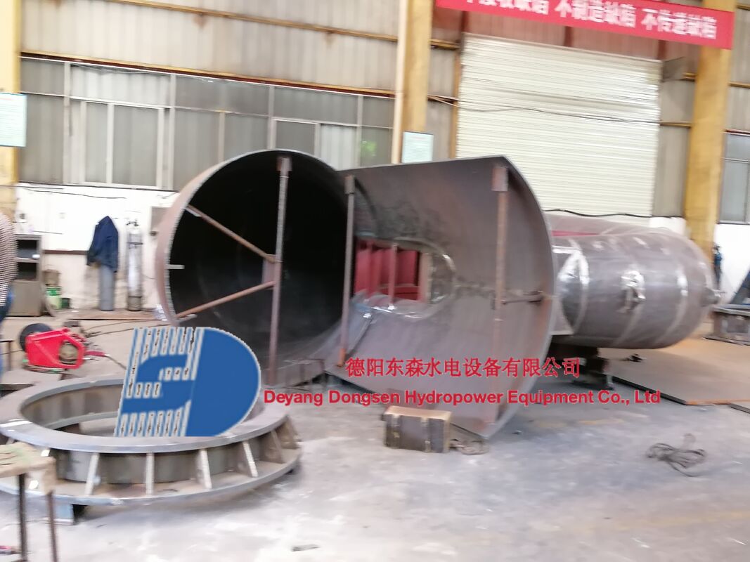 Francis Turbine Generator met een snelheidsbereik van 150 tot 1000 RPM, een levensduur van 30 tot 50 jaar en een vermogen van 300 kW tot 20 MW voor waterkrachtcentrales