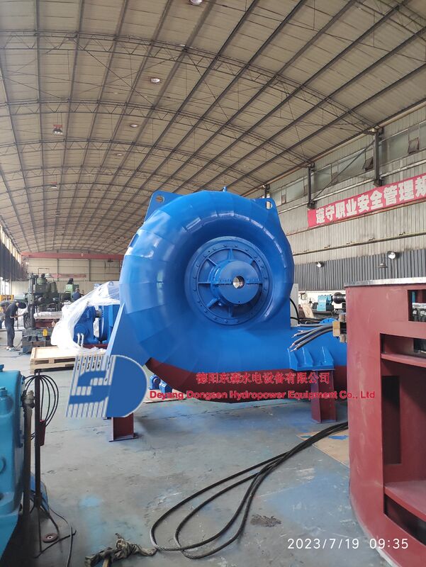 Automatische besturingsmodus Francis turbinegenerator met snelheidsbereik van 150 tot 1000 tpm en koolstofstaalvolt voor waterkracht