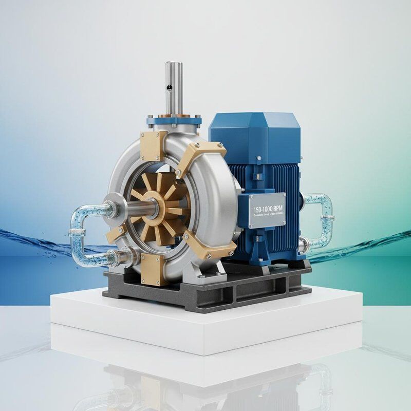 150 RPM-1000 RPM Francis Waterturbine Generator met 300 kW tot 20 MW Power Output en Automatische Governor Control