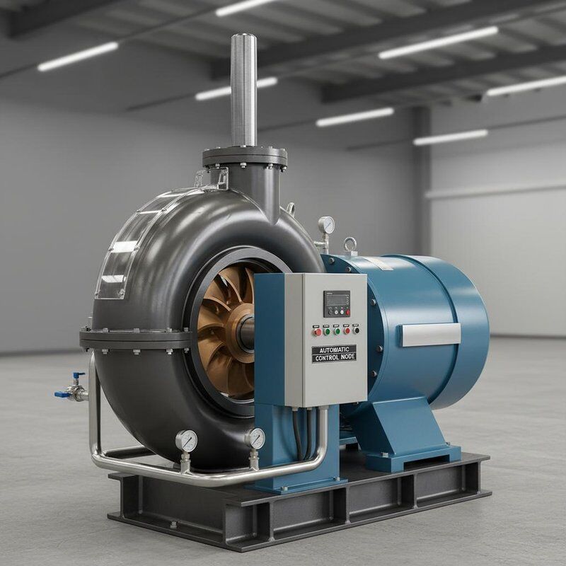Automatische besturingsmodus Francis turbinegenerator met snelheidsbereik van 150 tot 1000 tpm en koolstofstaalvolt voor waterkracht