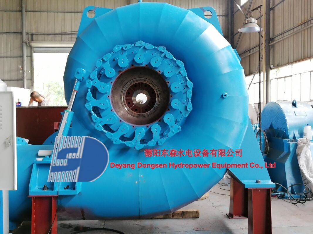 Automatische Regelmodus Francis Turbine Generator met Horizontale Of Verticale Opstelling en 450-1000RPM Nominale Snelheid voor Energieopwekking