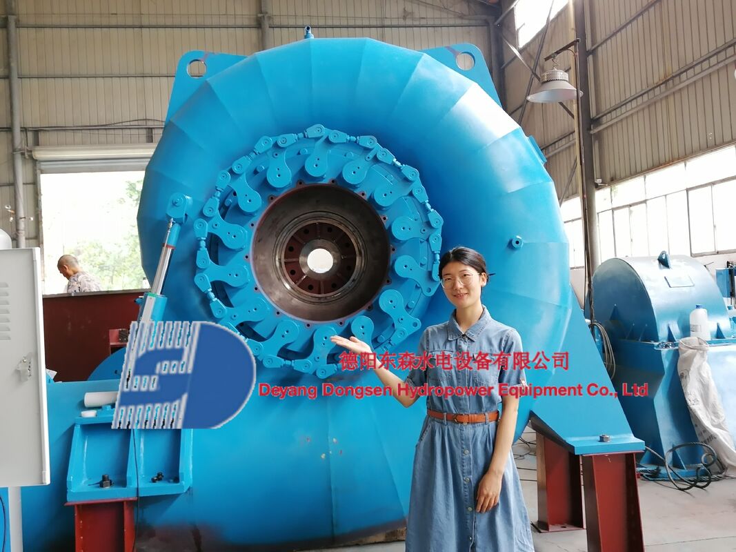 Automatische Regelmodus Francis Turbine Generator met Horizontale Of Verticale Opstelling en 450-1000RPM Nominale Snelheid voor Energieopwekking