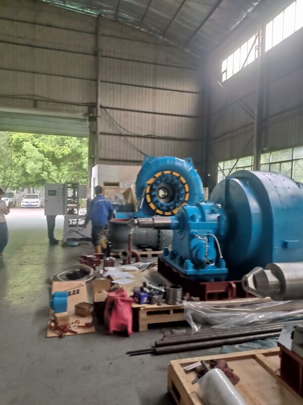 Automatische Regelmodus Francis Turbine Generator met Horizontale Of Verticale Opstelling en 450-1000RPM Nominale Snelheid voor Energieopwekking