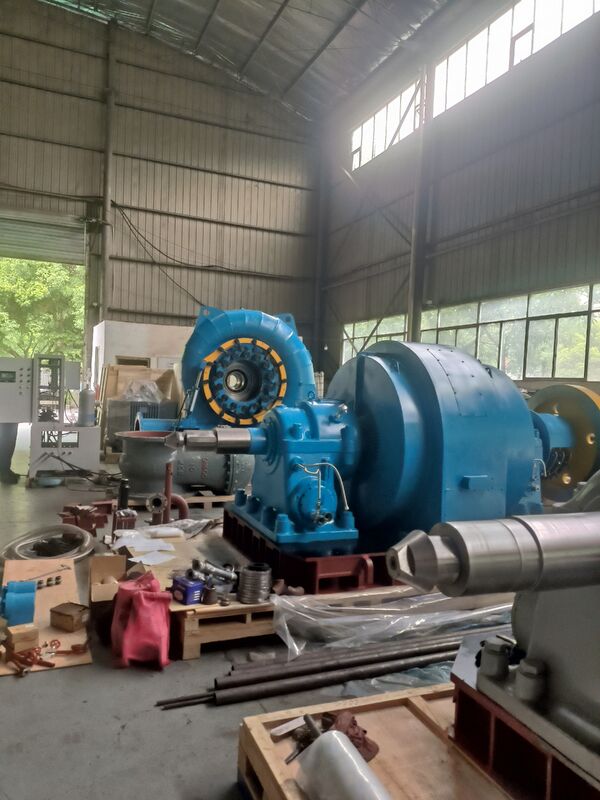 Roestvrijstalen Francis Turbine Generator met Automatische Regelmodus en 450-1000 RPM voor Waterkracht Energie Oplossingen