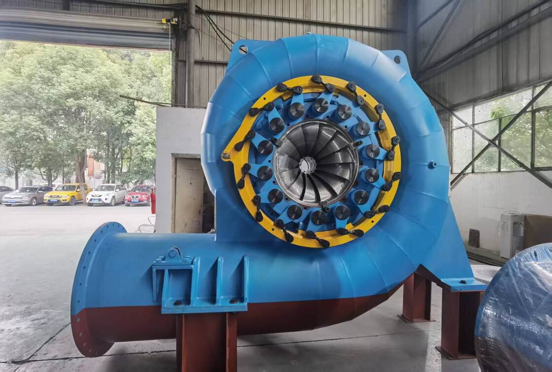 Op maat gemaakte Francis Turbine Generator Waterturbine Generator Geschikt voor waterkrachtcentrales en industriële toepassingen