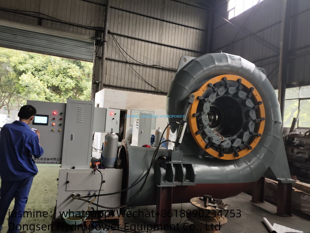 HL220-LJ-134 3.2MW Francis Hydro Turbine Generator Unit High Efficiency Class F Insulation