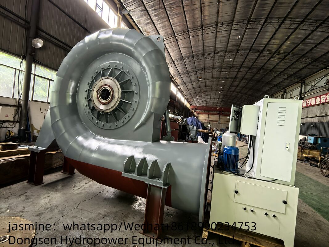 Automatische controlemodus Francis Water Turbine Generator Duurzaam waterkrachtmateriaal voor hernieuwbare energieprojecten