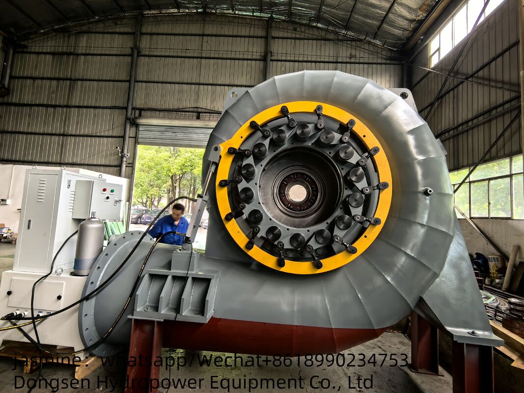 Gietijzeren Francis Waterkracht Turbine Generator met Statisch Excitatie Systeem voor 30~50 Jaar Levensduur en Automatische Besturing