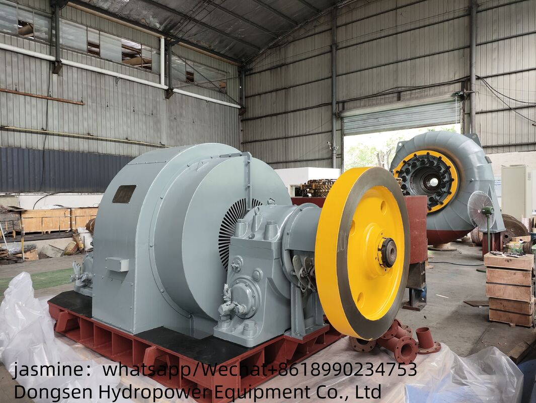 Automatische controlemodus Francis Water Turbine Generator Duurzaam waterkrachtmateriaal voor hernieuwbare energieprojecten
