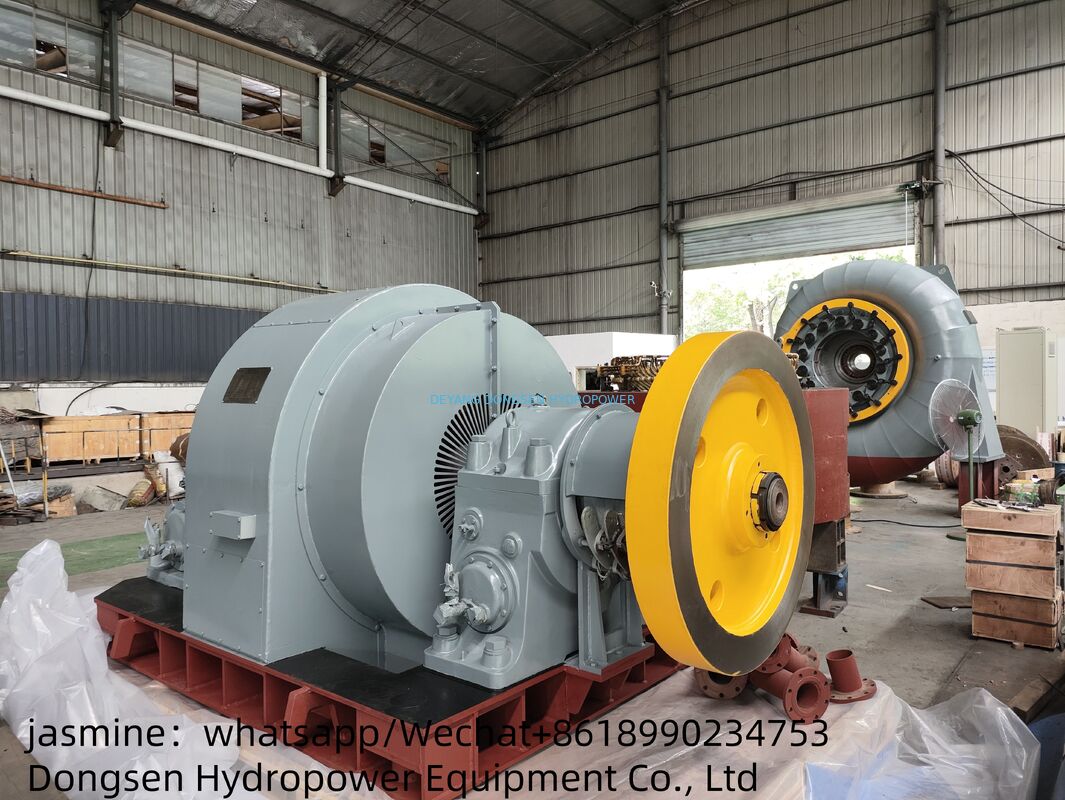CFD Optimized Francis Hydro Turbine Generator Customizable 100KW to 20MW Power Output Achieving 90 Percent Efficiency