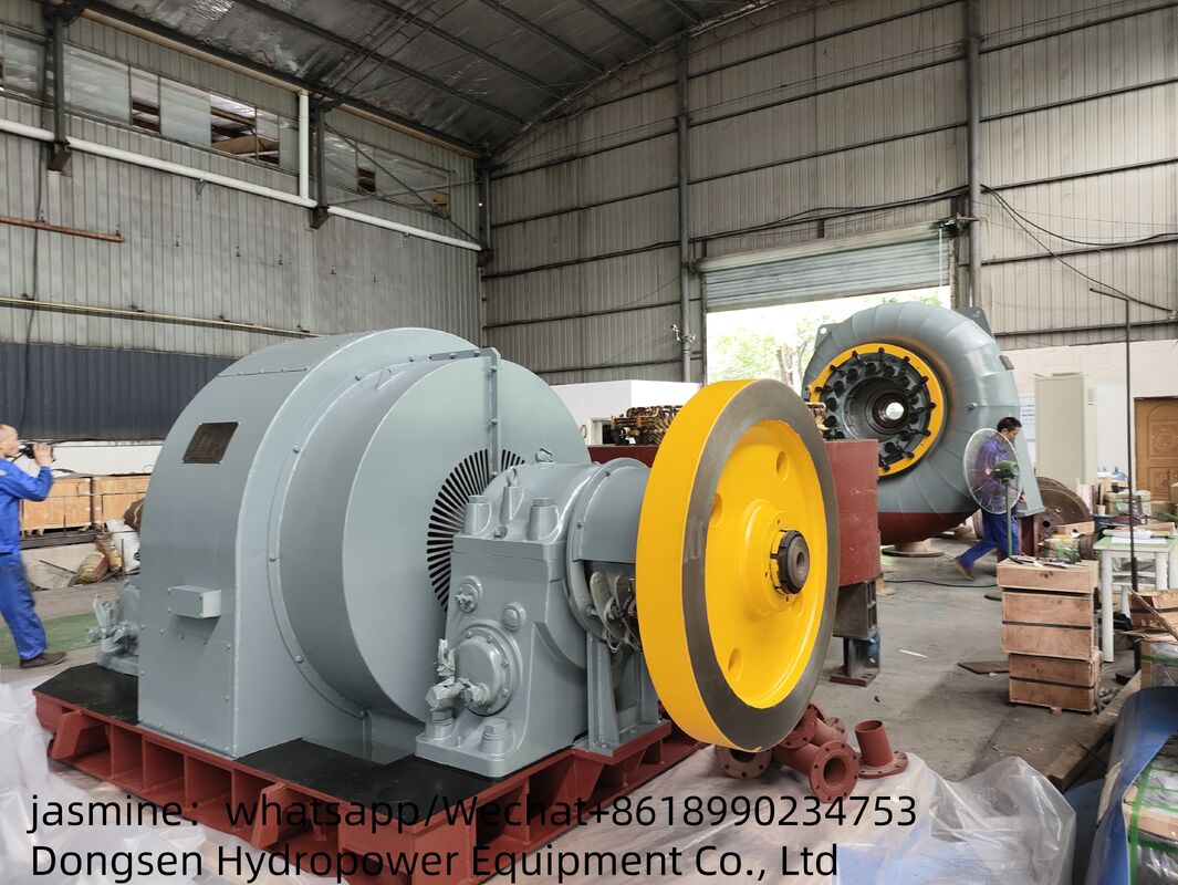 Automatische controlemodus Francis Water Turbine Generator Duurzaam waterkrachtmateriaal voor hernieuwbare energieprojecten