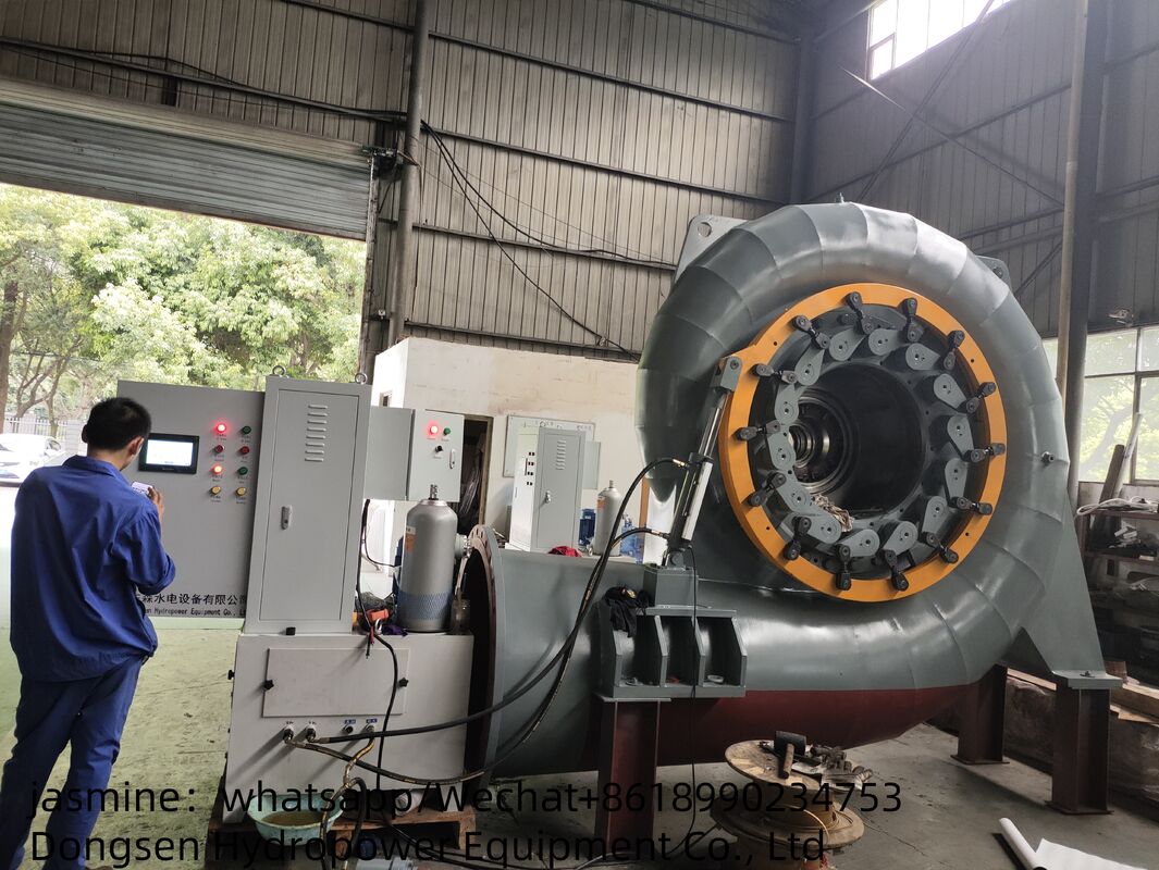 Automatische controlemodus Francis Water Turbine Generator Duurzaam waterkrachtmateriaal voor hernieuwbare energieprojecten