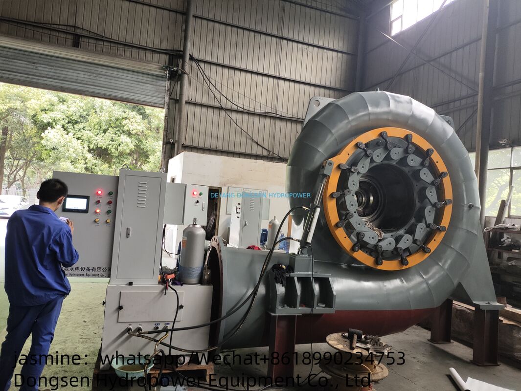 HL220-LJ-134 3.2MW Francis Hydro Turbine Generator Unit High Efficiency Class F Insulation