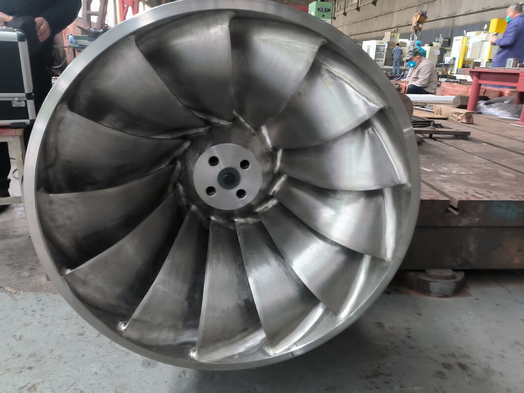 High Efficiency 92% Hydro Turbine Runner for 10 MPa High Pressure with Customizable Blade Number