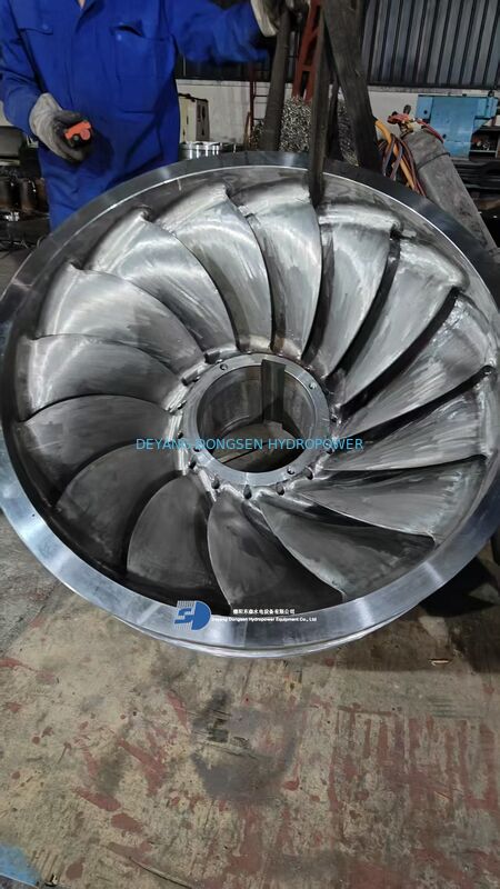 PLC Controlled Francis Hydro Turbine Generator Set IP54 Protection Microcomputer Governor for Hydropower Station