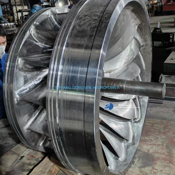 PLC Controlled Francis Hydro Turbine Generator Set IP54 Protection Microcomputer Governor for Hydropower Station