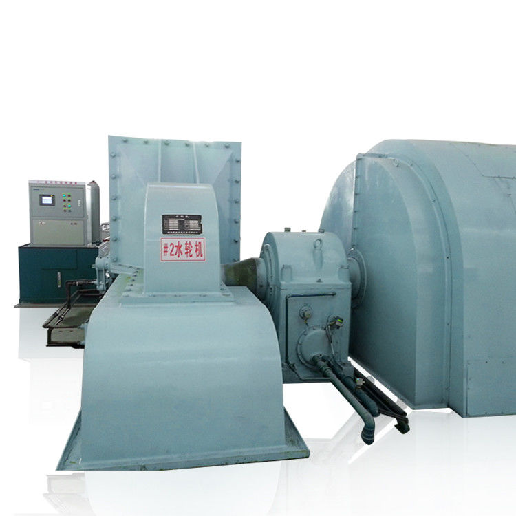Hydro-elektrische Pelton-turbine-generator Hoog hoofdprestaties voor energieopwekking bij 600 rpm en ontwerphoofd van 100m tot 700m