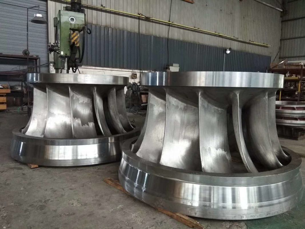 Francis Turbine Generator met hoogwaardig staal en legeringsbladmateriaal en 2000 kW capaciteit met automatisch besturingssysteem