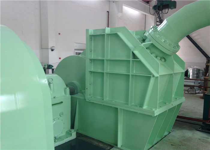 Hoge opvoerhoogte 100 m tot 2000 m Pelton-turbinegenerator 200 mm diameter Isolatieklasse FF Geschikt voor waterkrachttoepassingen