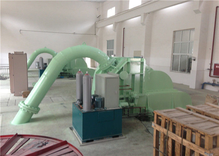 Hoge opvoerhoogte 100 m tot 2000 m Pelton-turbinegenerator 200 mm diameter Isolatieklasse FF Geschikt voor waterkrachttoepassingen