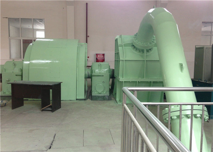 Hoge opvoerhoogte 100 m tot 2000 m Pelton-turbinegenerator 200 mm diameter Isolatieklasse FF Geschikt voor waterkrachttoepassingen