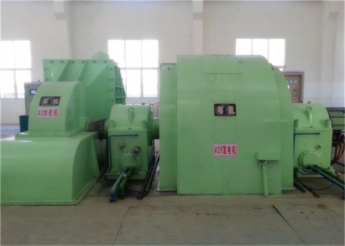 Hoge opvoerhoogte 100 m tot 2000 m Pelton-turbinegenerator 200 mm diameter Isolatieklasse FF Geschikt voor waterkrachttoepassingen