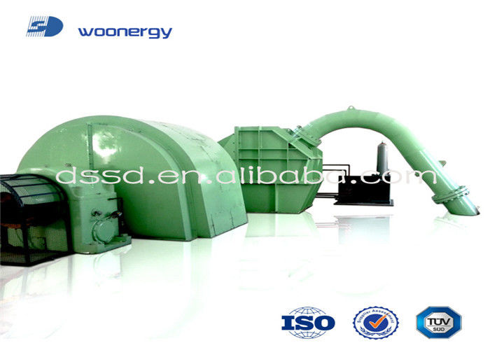 0.5 MW-20 MW Power Output Pelton turbinegenerator met horizontale installatie en statisch opwekkingssysteem
