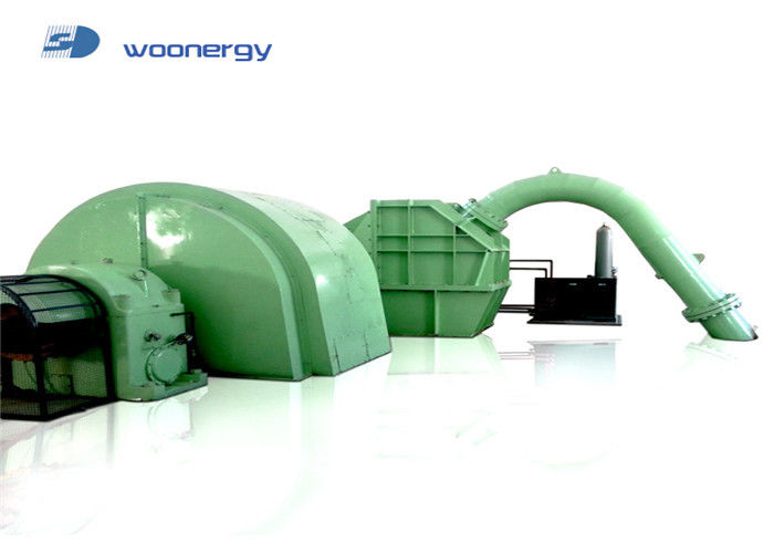 0.5 MW-20 MW Power Output Pelton turbinegenerator met horizontale installatie en statisch opwekkingssysteem