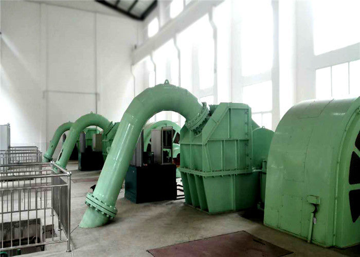 0.5 MW-20 MW Power Output Pelton turbinegenerator met horizontale installatie en statisch opwekkingssysteem