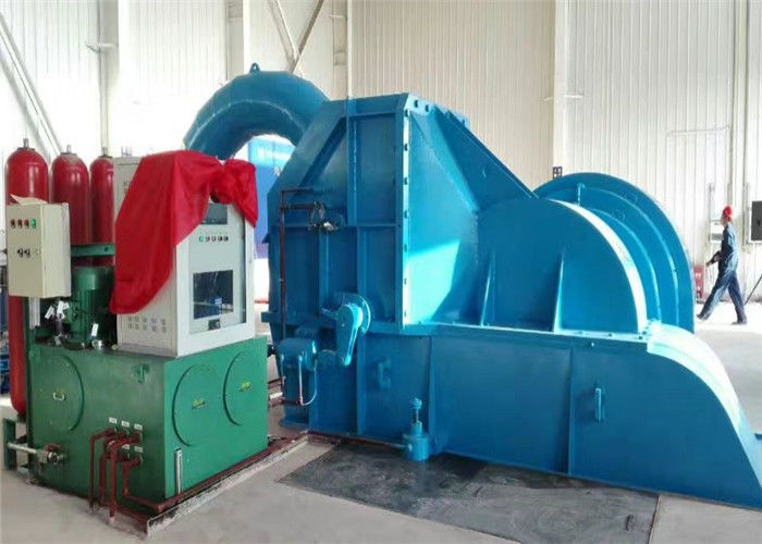 Diameter 200 mm Pelton Wheel Turbine Generator Variabele snelheid Ontworpen om de energie-extractie in waterkrachtcentrales te maximaliseren