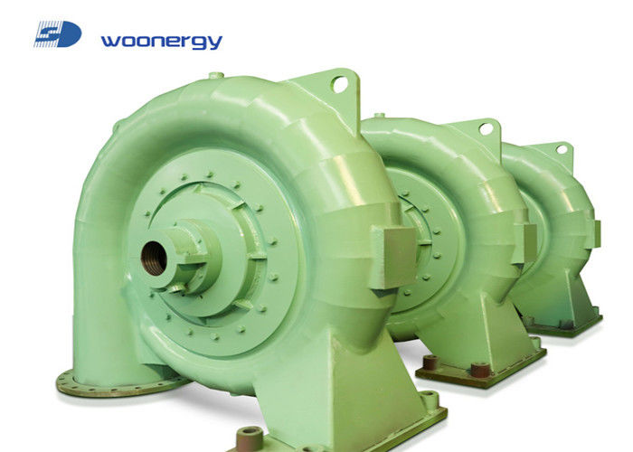 Francis Turbine Generator met 2000 kW eenheidscapaciteit, automatisch besturingssysteem en hoogwaardig staal en legeringen voor stabiele waterkrachtproductie