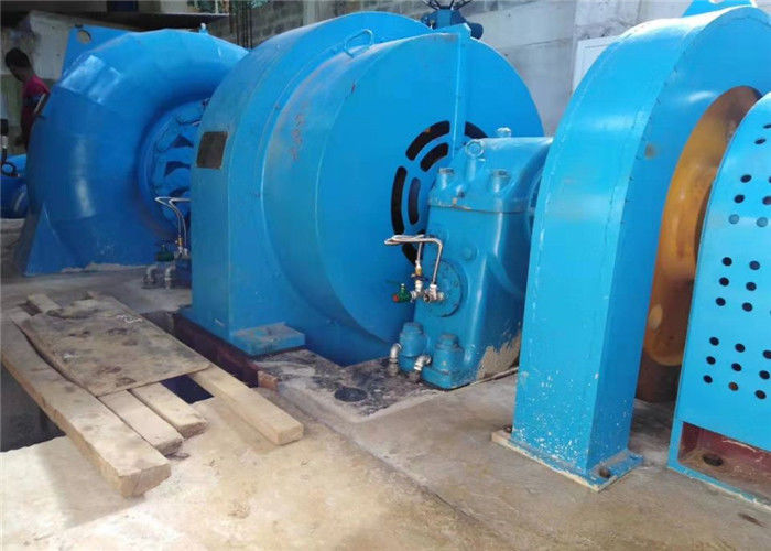 Horizontale verticale waterkrachtgenerator Waterturbine type Francis