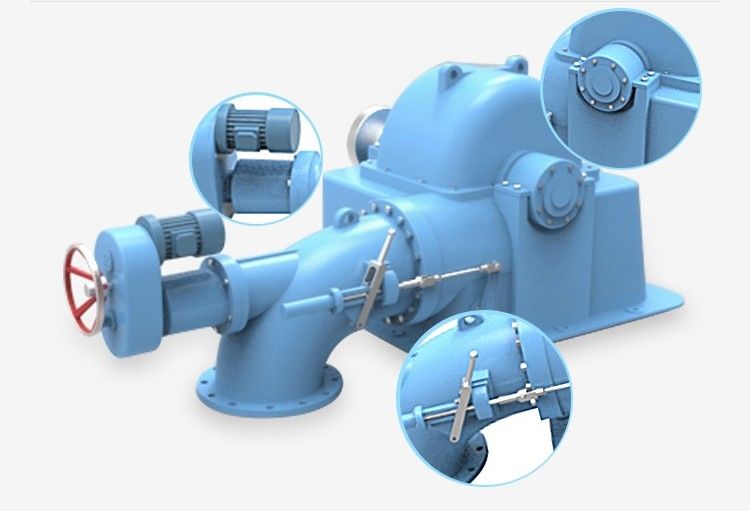 Turgo Turbine Generator met RVS Turbine voor 50-400m Valhoogte en Vlinderklep voor Off-Grid of On-Grid Energieoplossingen