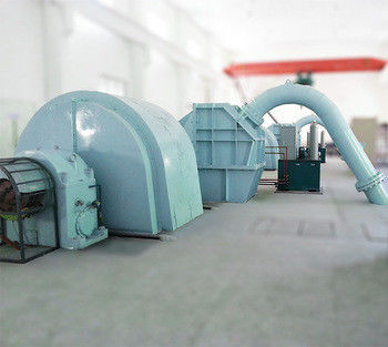 Diameter 200 mm hoge kop Pelton-turbine inclusief borstelloos of statisch excitatiesysteem ontworpen voor waterkracht
